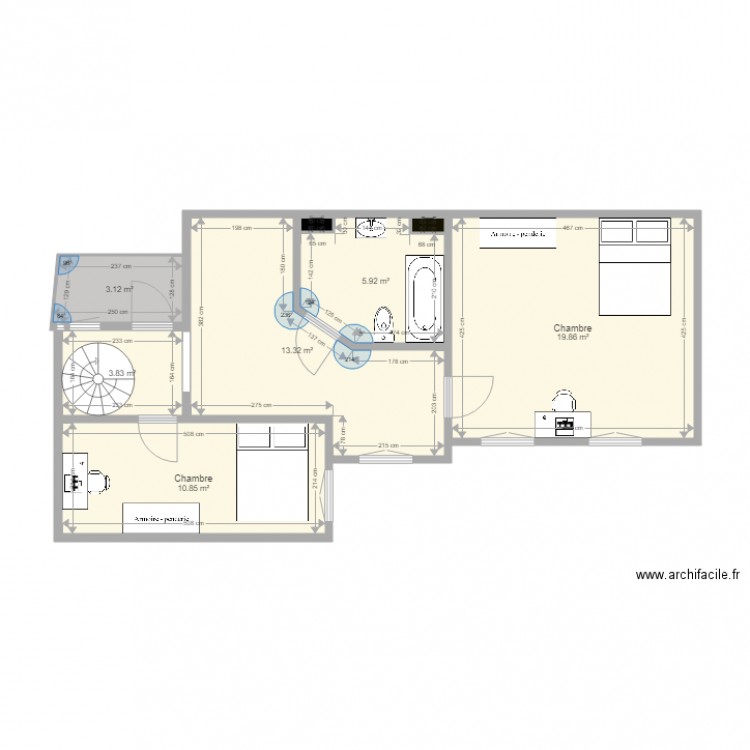 Nemet utca meublé. Plan de 0 pièce et 0 m2