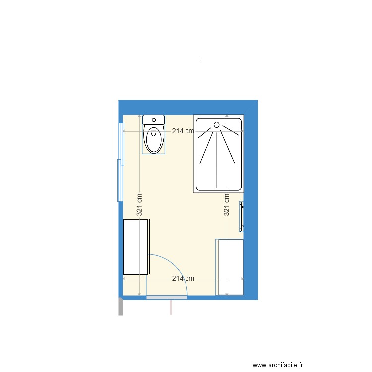 Sdb. Plan de 0 pièce et 0 m2