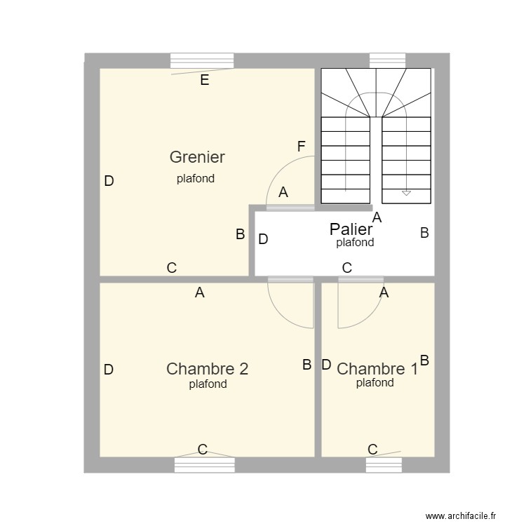 croquis BARA 1er. Plan de 0 pièce et 0 m2