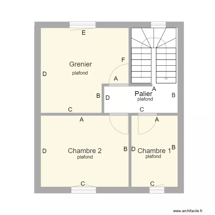 croquis BARA 1er. Plan de 