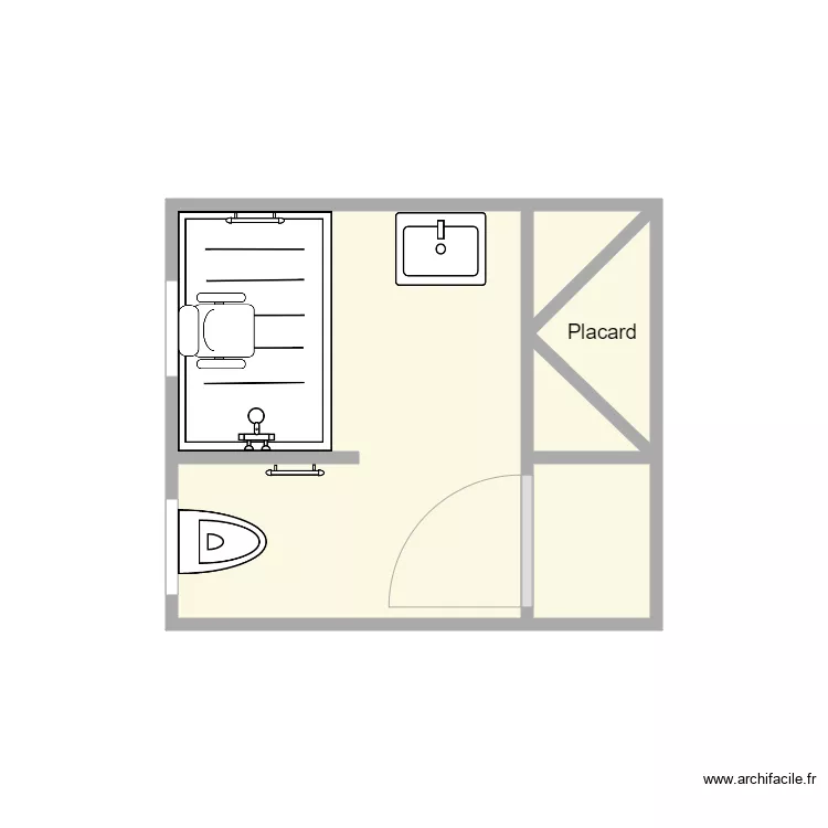 Plan apr&egrave;s travaux Tanguy. Plan de 