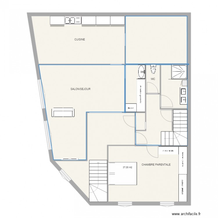 plan mathieu 1. Plan de 0 pièce et 0 m2