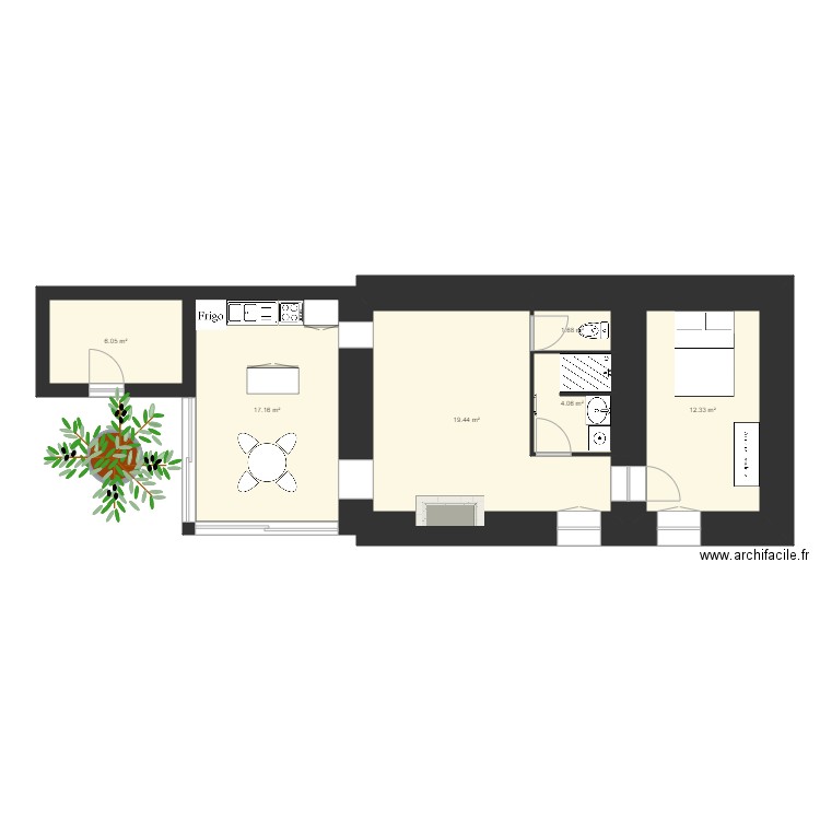 seb village. Plan de 0 pièce et 0 m2