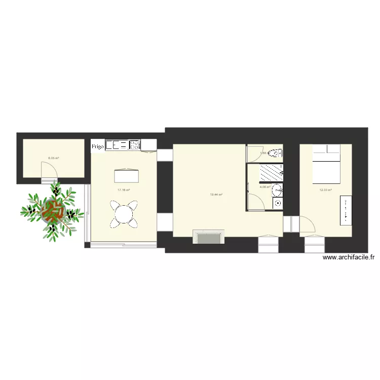 seb village. Plan de 