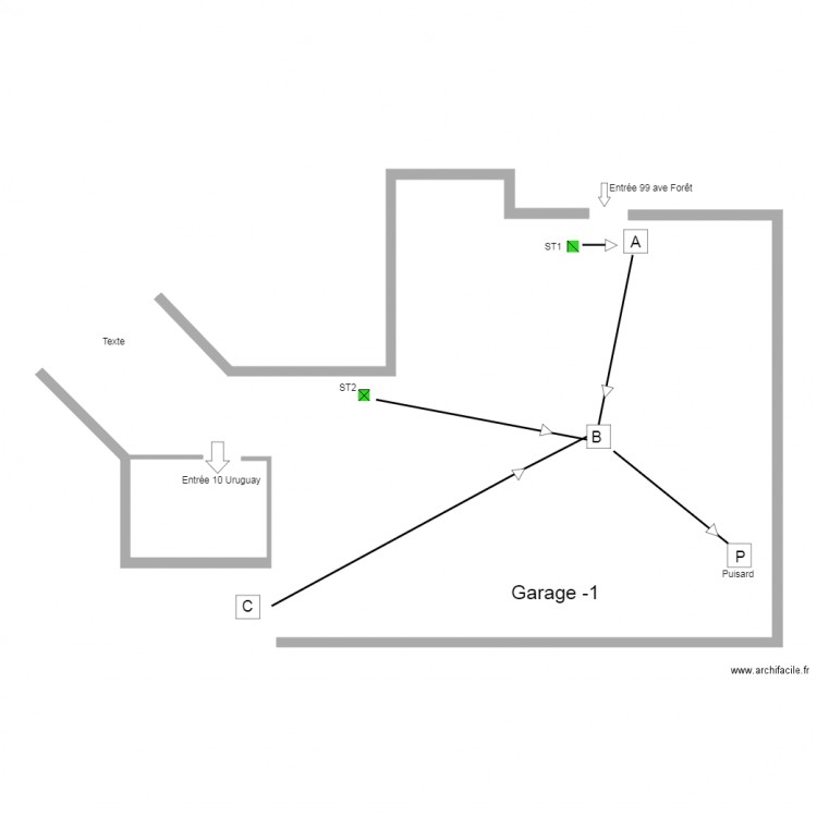 Victor H ave Uruguay 10 ave Forêt 99. Plan de 0 pièce et 0 m2