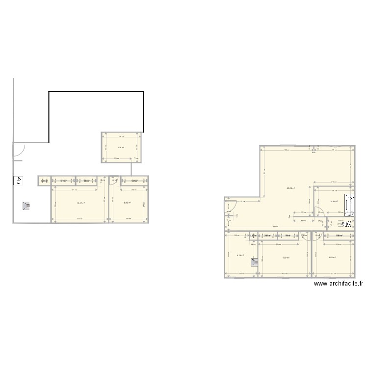 PLAN APPART ANTOINE. Plan de 0 pièce et 0 m2