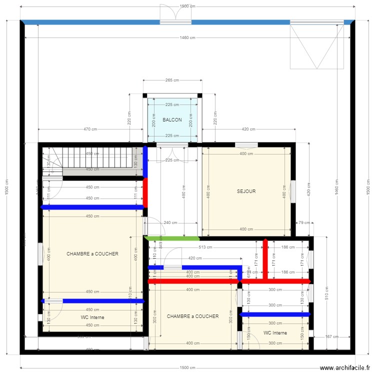 T15x15 DPLX 36121222 Client R1. Plan de 0 pièce et 0 m2