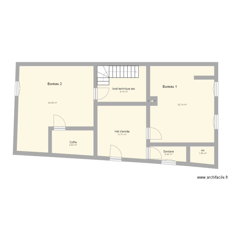 plan banque . Plan de 0 pièce et 0 m2