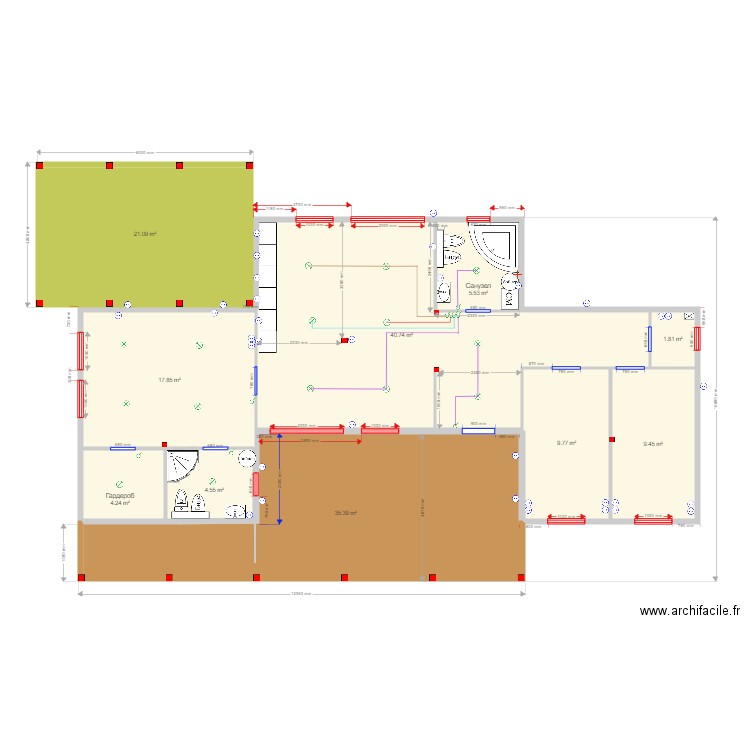 105 1 v2 . Plan de 0 pièce et 0 m2