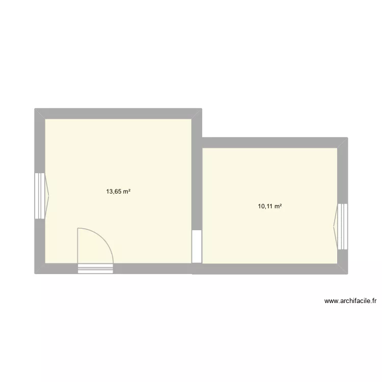 SALON TALISSIEU. Plan de 2 et 24 m² SALON TALISSIEU. Plan de 2 et 24 m²