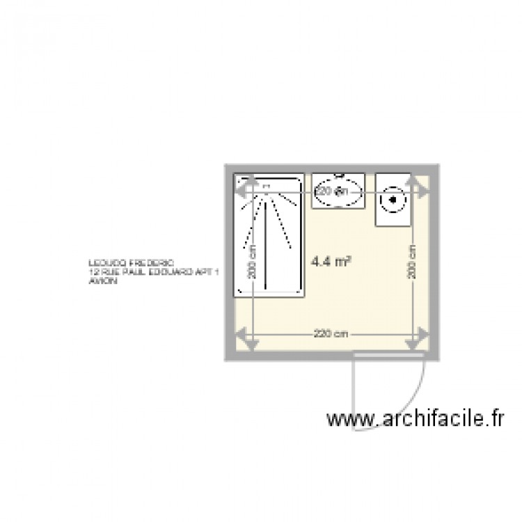 LEDUCQ EDOUARD . Plan de 0 pièce et 0 m2