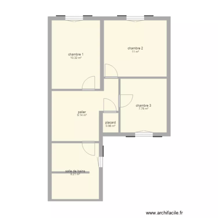 Iduski eder 1 1er &eacute;tage avant trx. Plan de 