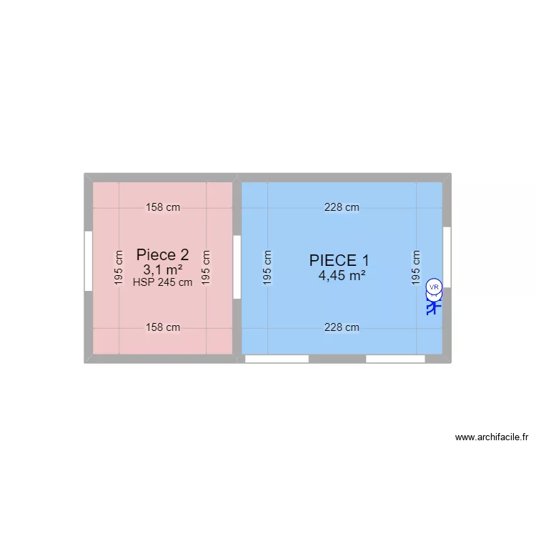 Appartement (16/03/2023). Plan de 