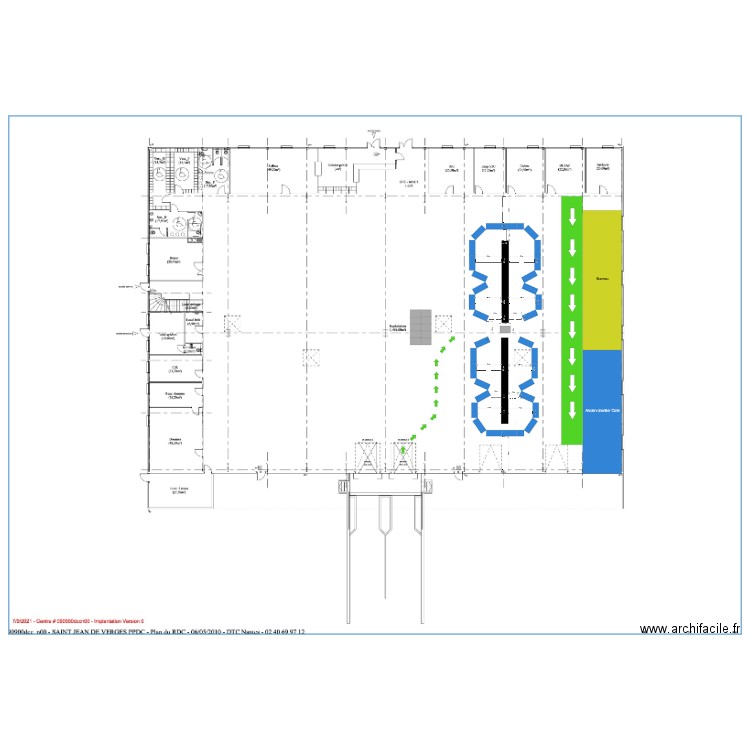 Chantier colis V1. Plan de 0 pièce et 0 m2