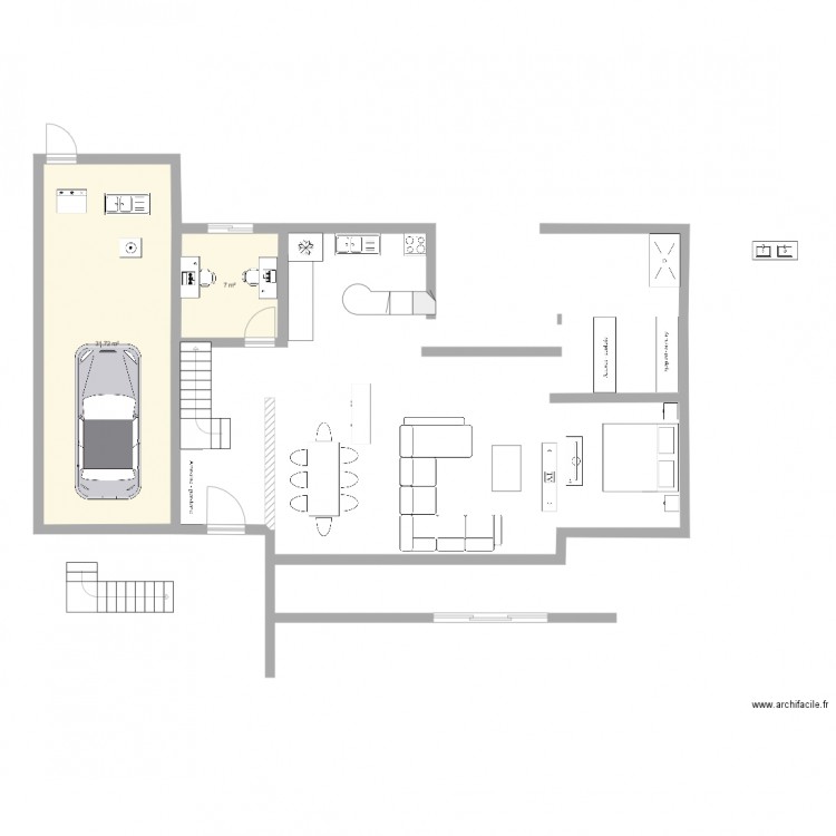 MAISON FEVRIER. Plan de 0 pièce et 0 m2