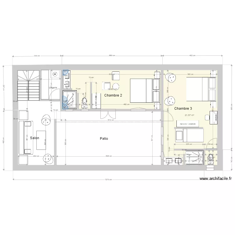 riad sidi mimoun etage. Plan de 