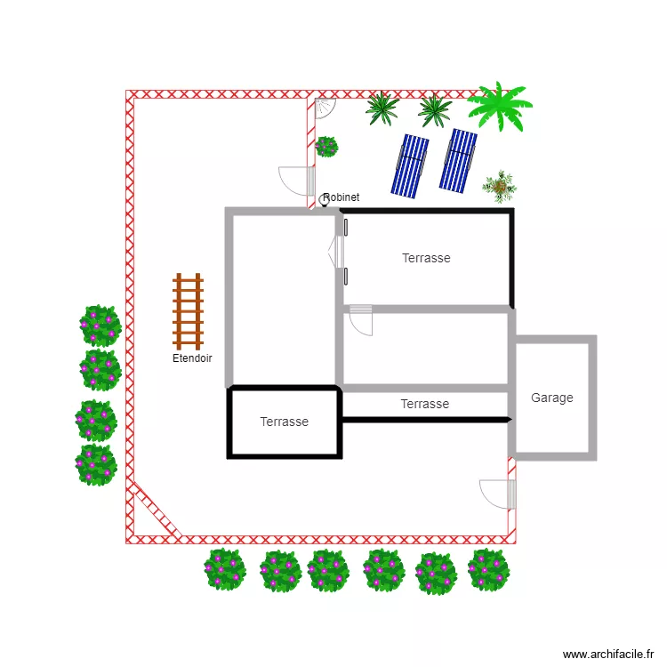 cloture sosso 1. Plan de 