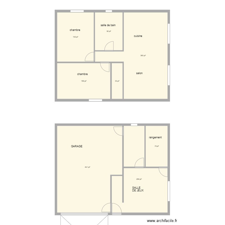 maison Denis 2. Plan de 0 pièce et 0 m2