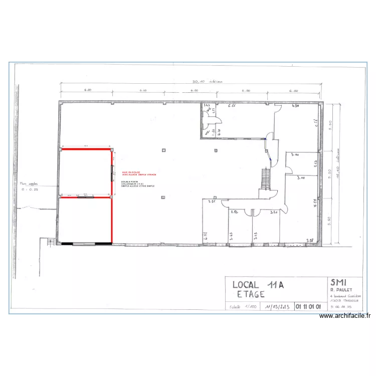 MALPASSE BUREAU 2. Plan de 