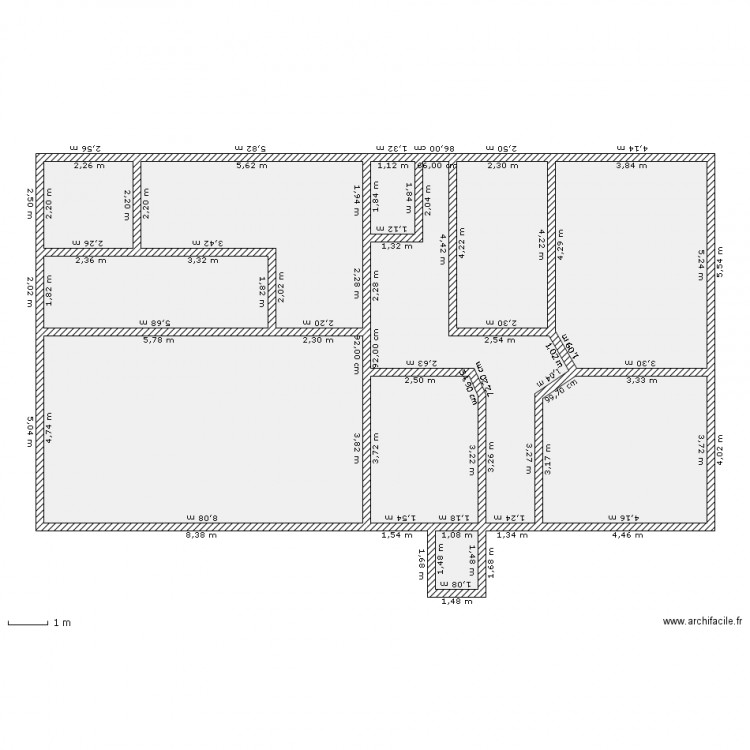 tyffel. Plan de 0 pièce et 0 m2