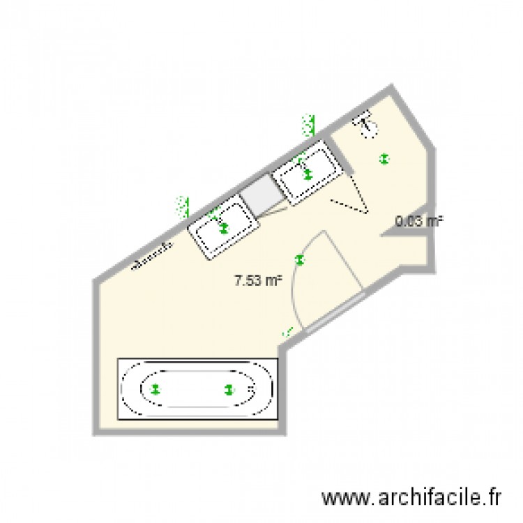 20170322 CADEAU SDB 1. Plan de 0 pièce et 0 m2