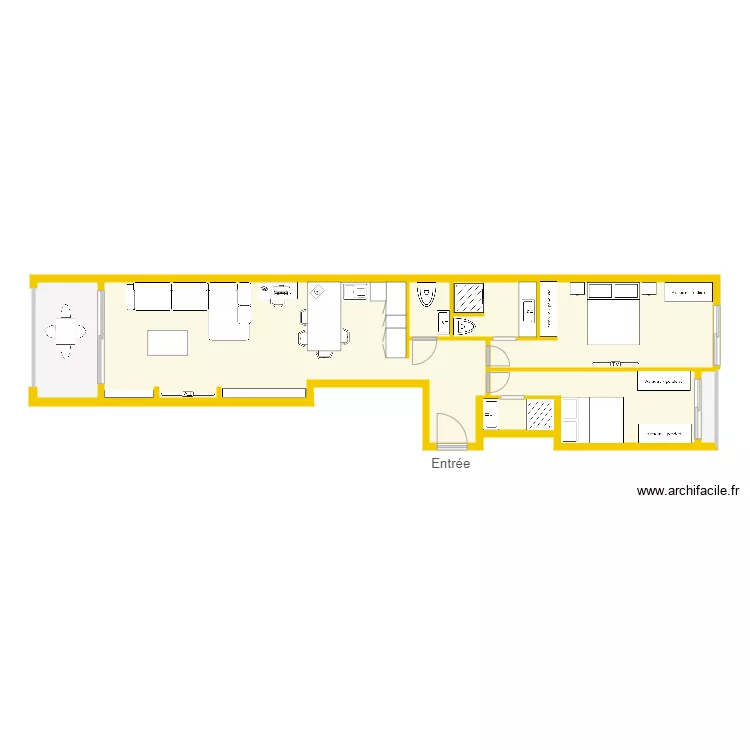 Cannes avec fond beige. Plan de 