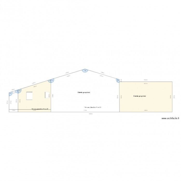 pignon ouest Renan. Plan de 0 pièce et 0 m2