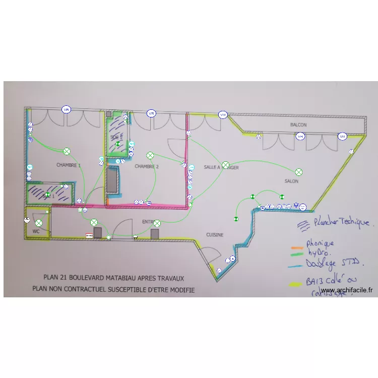 diem matabiau. Plan de 