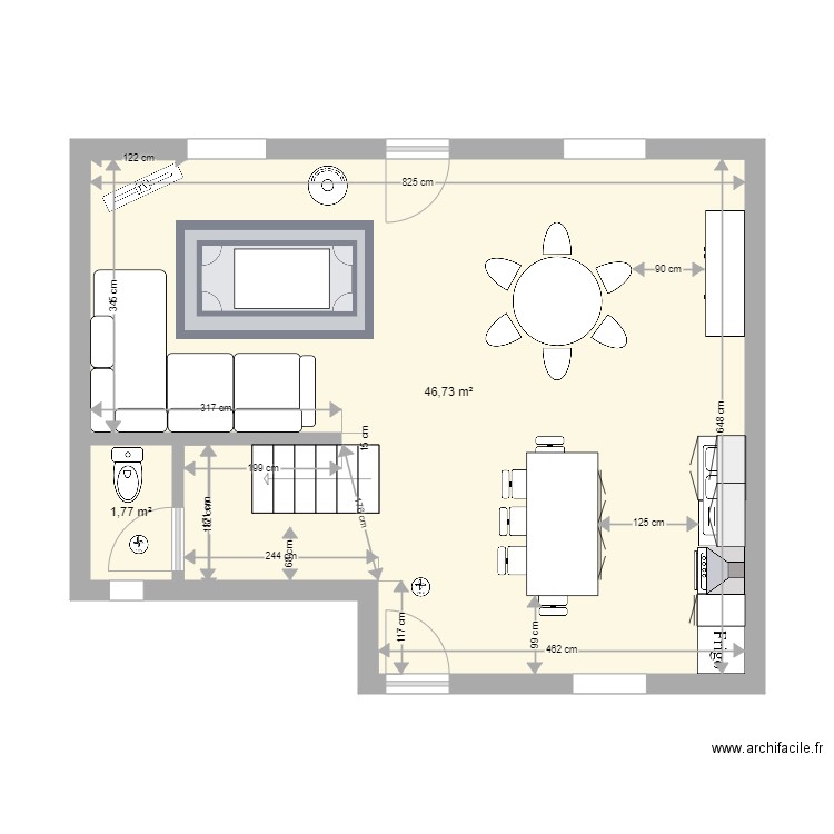 AnneDam RDC v3. Plan de 0 pièce et 0 m2