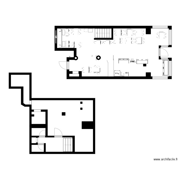 STE LE PROGRES SARL. Plan de 9 pièces et 83 m2