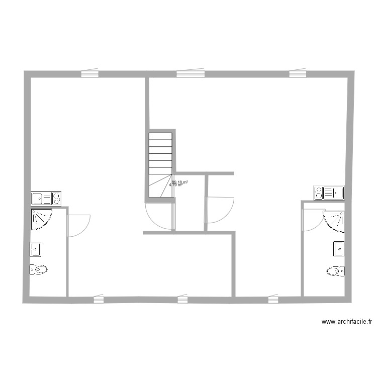 T1 BIS COMBLES. Plan de 0 pièce et 0 m2