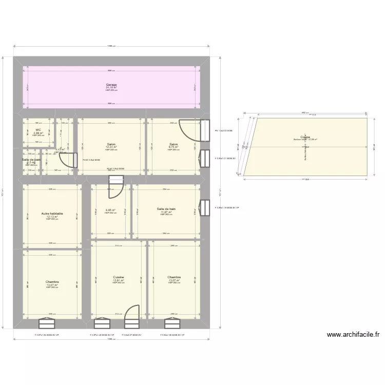  ML24016283  PEYRON BUSQUET amenagement. Plan de 