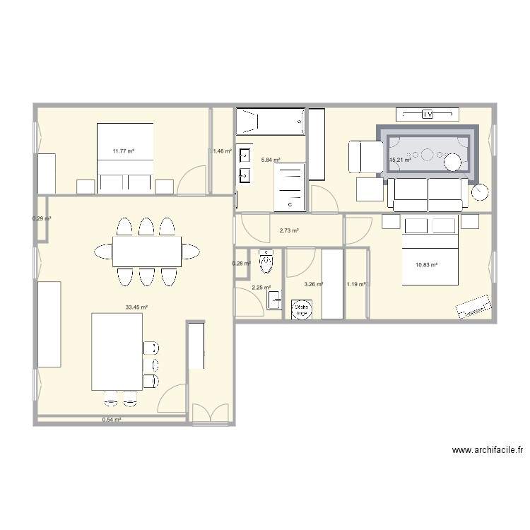 Napoléon 2. Plan de 0 pièce et 0 m2