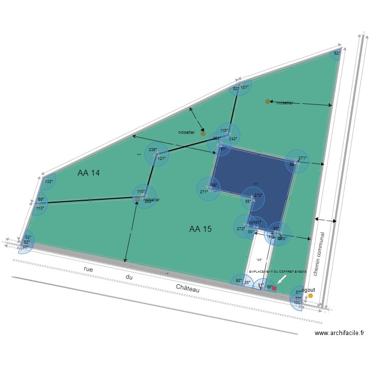 plan de situation maubert steve2. Plan de 5 pièces et 1535 m2