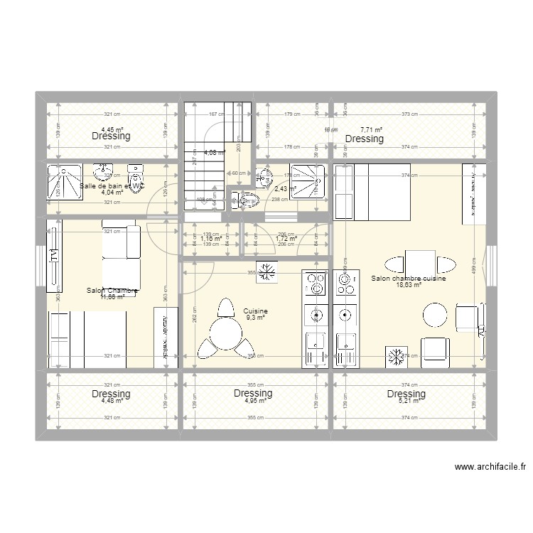 R+1 Séparation - Maison Meaux. Plan de 0 pièce et 0 m2
