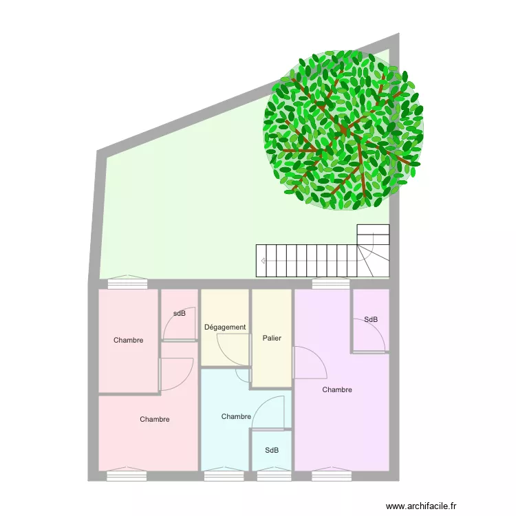 Landiras 1etg. Plan de 