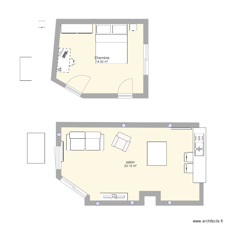 Appart Noemie. Plan de 0 pièce et 0 m2