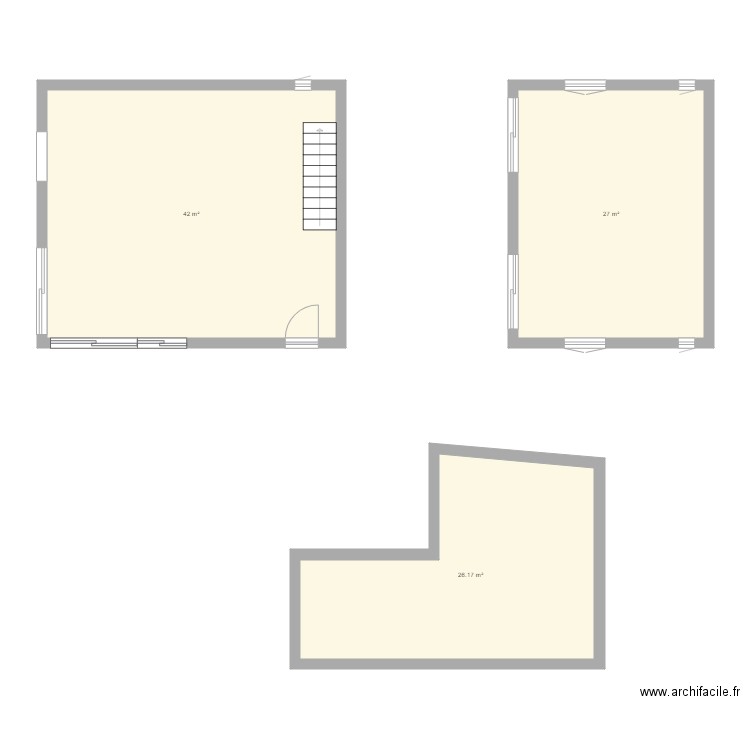 petite maison. Plan de 0 pièce et 0 m2