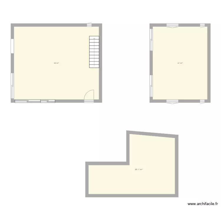 petite maison. Plan de 
