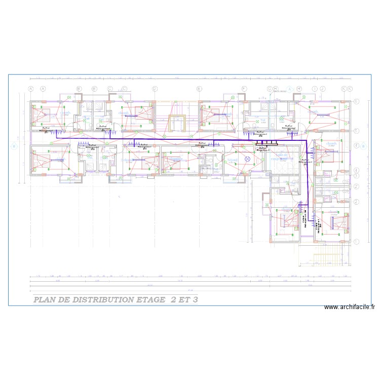 Eclairage Etage 2  HOTEL KRIBI new. Plan de 0 pièce et 0 m2