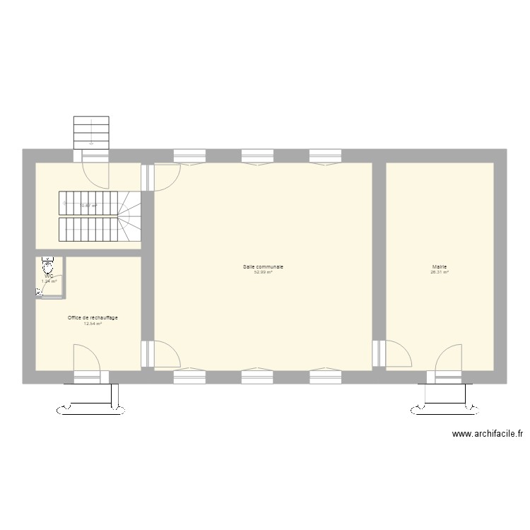 Bâtiment Palleau. Plan de 0 pièce et 0 m2