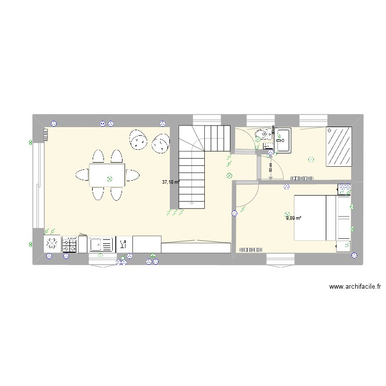 gite 2 bis. Plan de 0 pièce et 0 m2