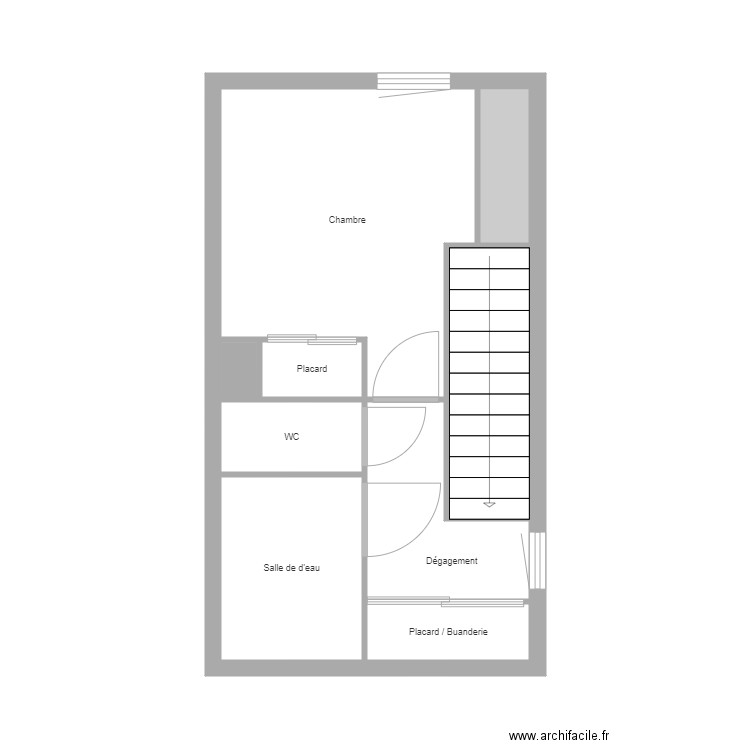 D'attoma niv 2. Plan de 9 pièces et 25 m2