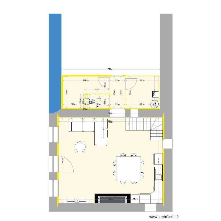 viallaret rdc. Plan de 0 pièce et 0 m2