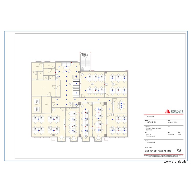 castilho 3eme v3 ac et elec. Plan de 0 pièce et 0 m2