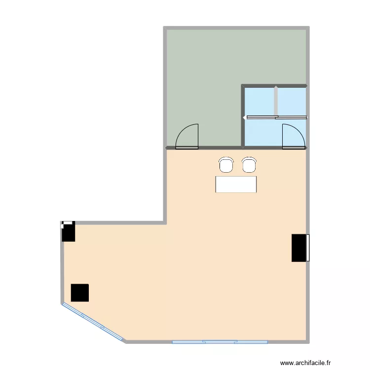 Magasin casa 2. Plan de 