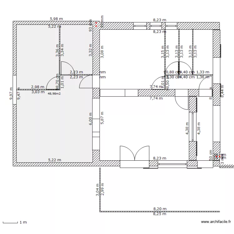 MEYROL. Plan de 