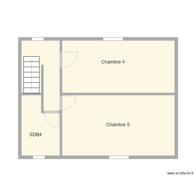 R+3 KOEFFER. Plan de 4 pièces et 44 m2