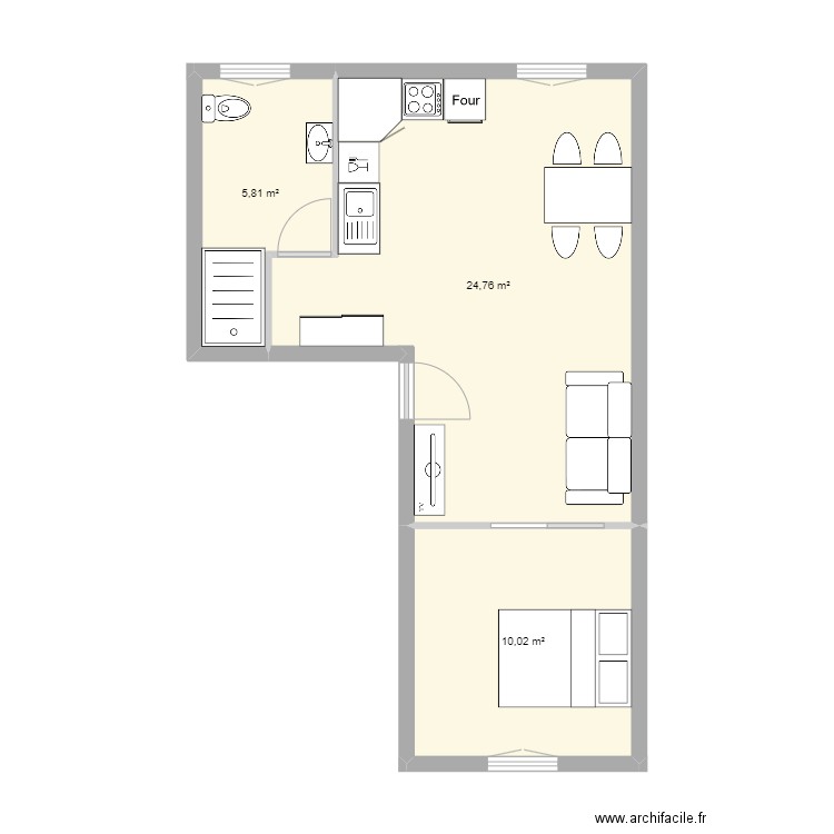 Appart Patricia. Plan de 0 pièce et 0 m2