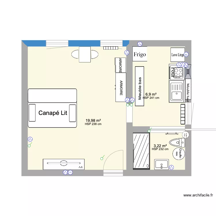 APPT 1 IDR Cognac. Plan de APPT 1 IDR Cognac. Plan de